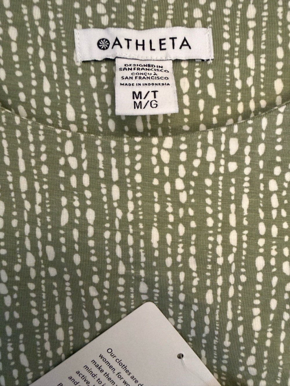 Athleta Santorini Thera Printed Dress New With Tags - Picture 5 of 7